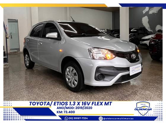 TOYOTA ETIOS 1.3 X 16V FLEX 4P MANUAL TOYOTA ETIOS 1.3 X 16V FLEX 4P MANUAL